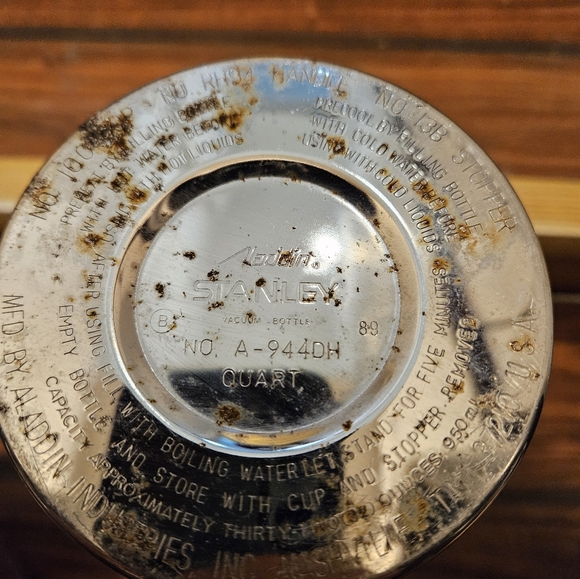 Vintage Stanley Aladdin Thermos A-944DH Green Quart Vintage - Picture 9 of 17